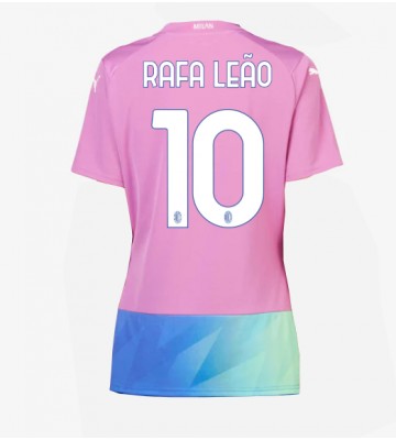 Maillot de foot AC Milan Rafael Leao #10 Troisième Femmes 2023-24 Manches Courte